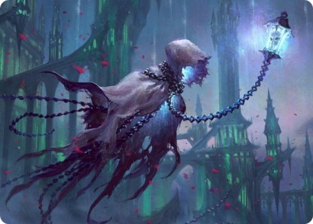 Wanderlight Spirit Art Card (26) [Art Series: Innistrad: Crimson Vow]