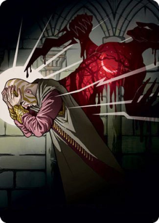 Agonizing Remorse Art Card (70) [Art Series: Strixhaven]