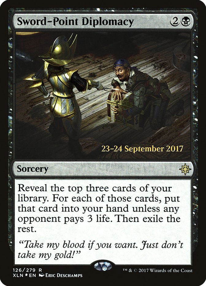 Sword-Point Diplomacy (126) [Prerelease Cards]