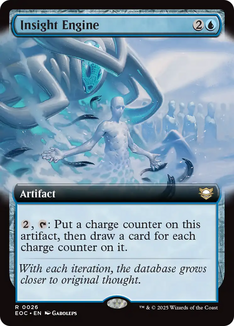 Insight Engine (Extended Art) (26) [Commander: Edge of Eternities]