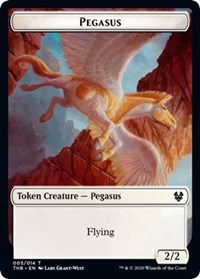Pegasus // Satyr Double-Sided Token (3 // 9) [Theros Beyond Death]