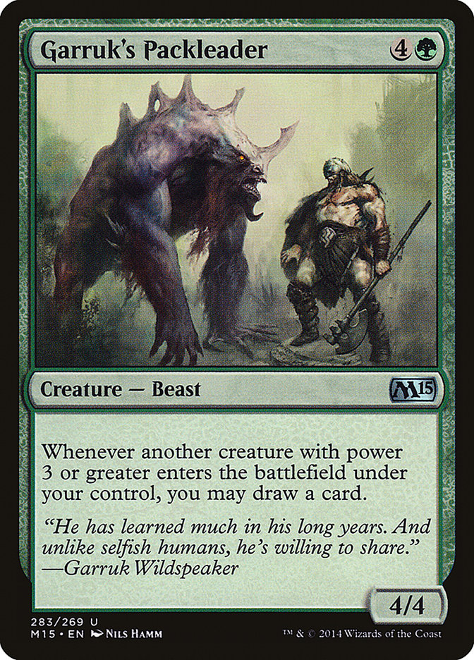 Garruk's Packleader (283) [Magic 2015 (M15)]
