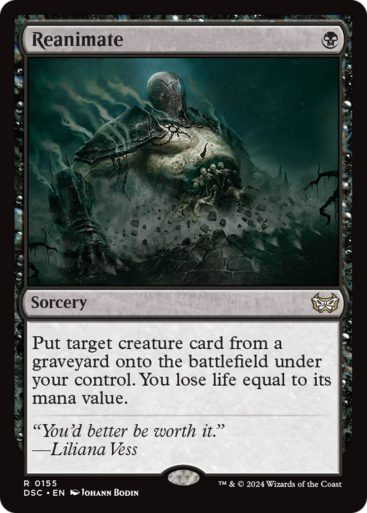 Reanimate (155) [Commander: Duskmourn: House of Horror]