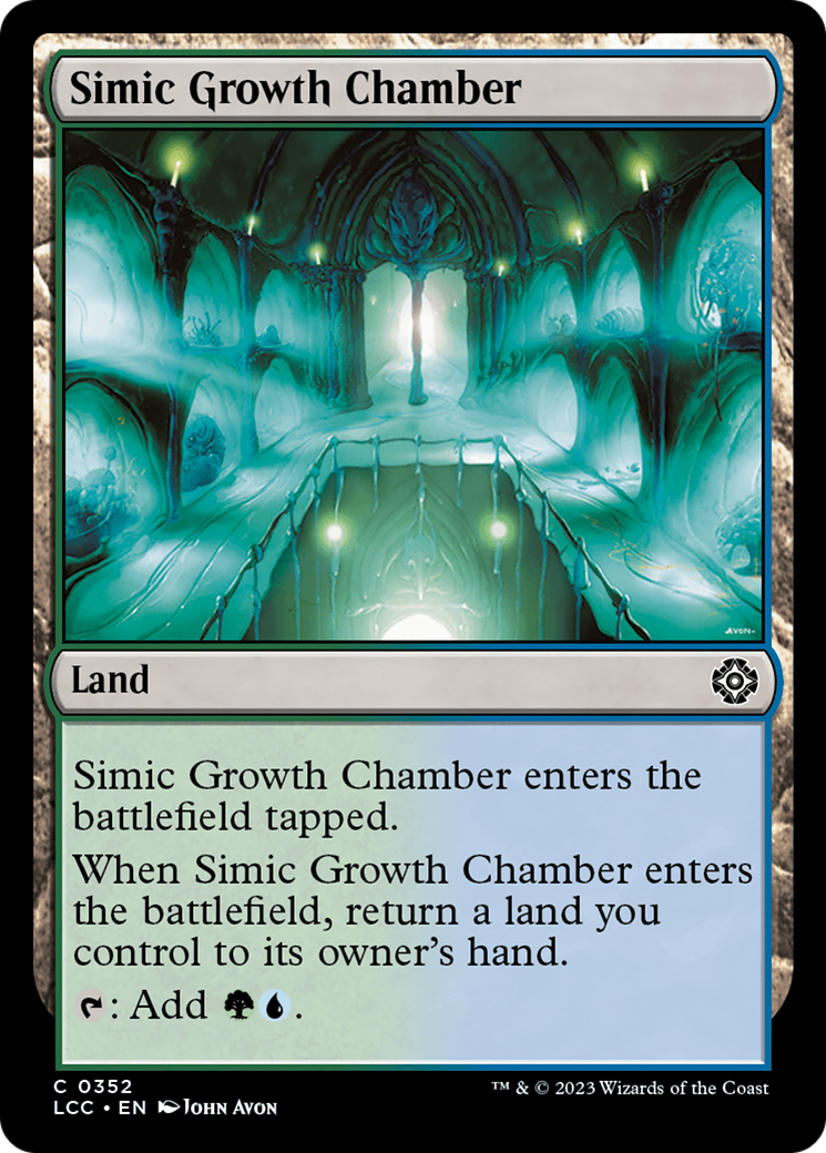 Simic Growth Chamber (352) [Commander: The Lost Caverns of Ixalan]