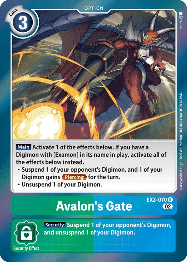 Avalon's Gate [EX3-070] [Draconic Roar] — Darkhold Games