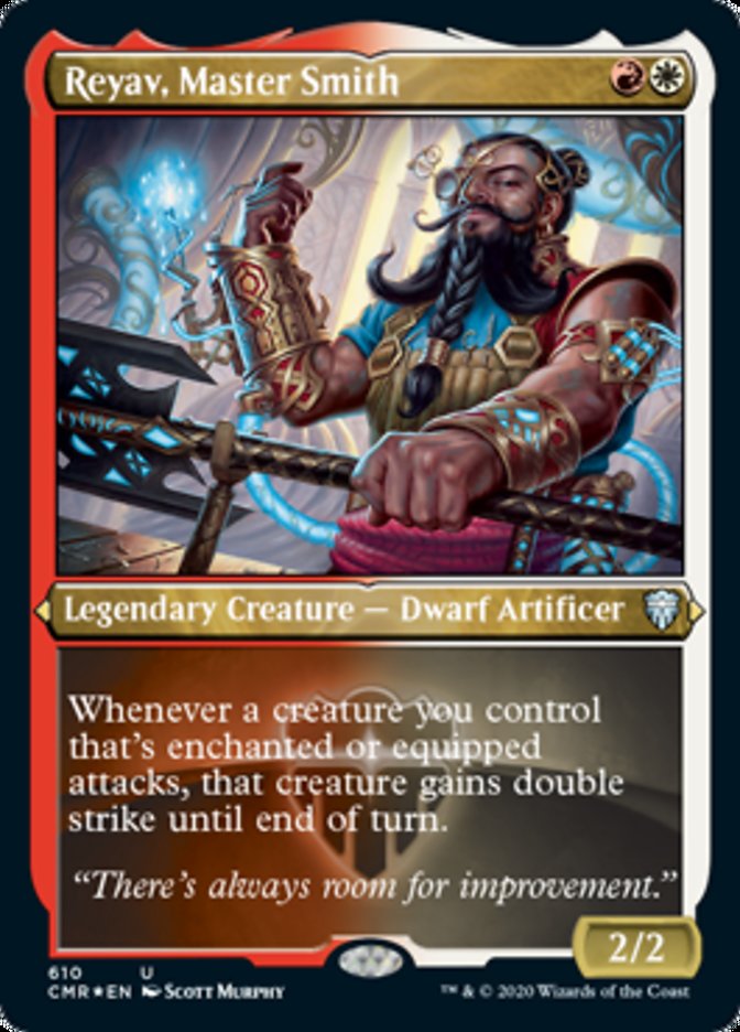 Reyav, Master Smith (Foil Etched) (610) [Commander Legends]