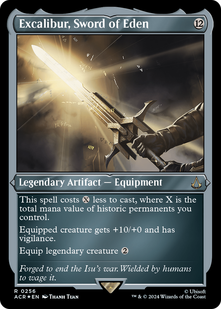 Excalibur, Sword of Eden (Foil Etched) (256) [Universes Beyond: Assassin's Creed]