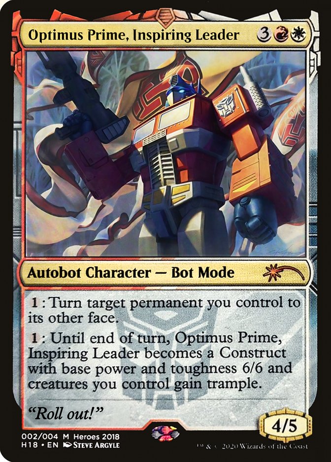 Optimus Prime, Inspiring Leader (2) [Unique and Miscellaneous Promos]