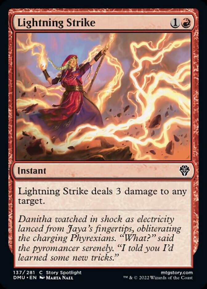 Lightning Strike (137) [Dominaria United]