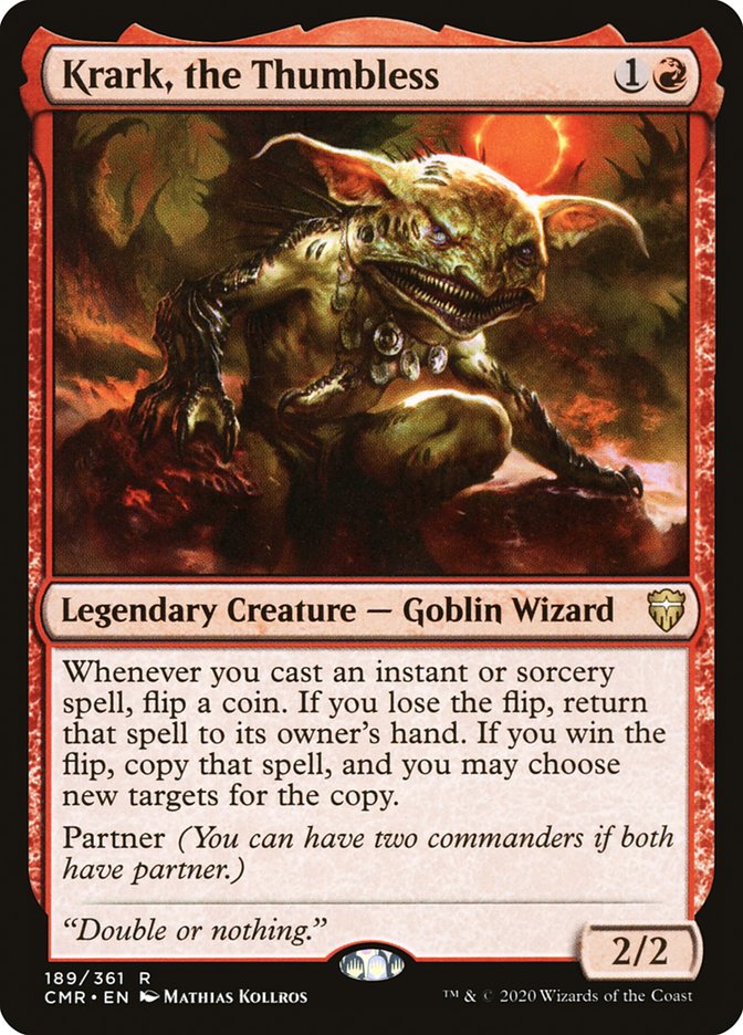 Krark, the Thumbless (189) [Commander Legends]
