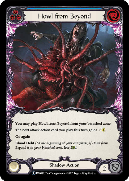 Howl from Beyond (Blue) (MON202) [Monarch]