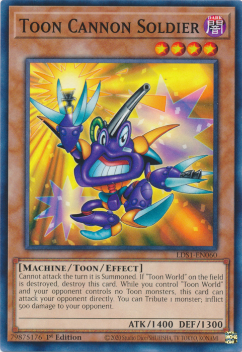 Toon Cannon Soldier (LDS1-EN060) [Legendary Duelists: Season 1]