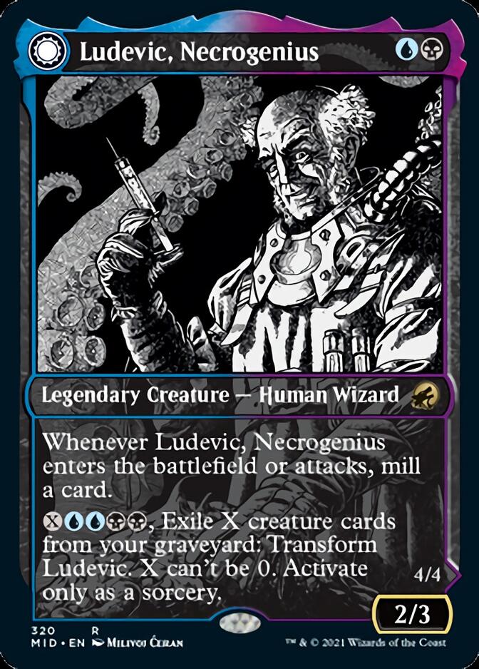 Ludevic, Necrogenius (Showcase) (320) [Innistrad: Midnight Hunt]