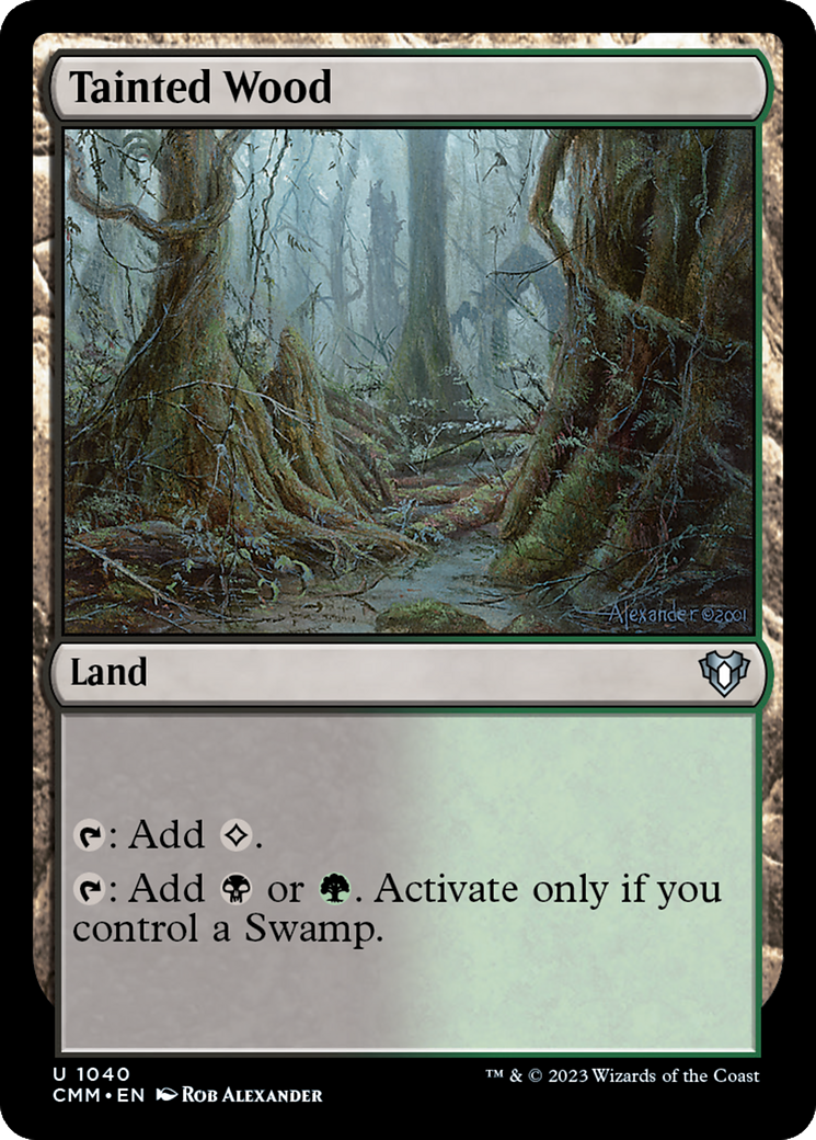 Tainted Wood (1040) [Commander Masters]
