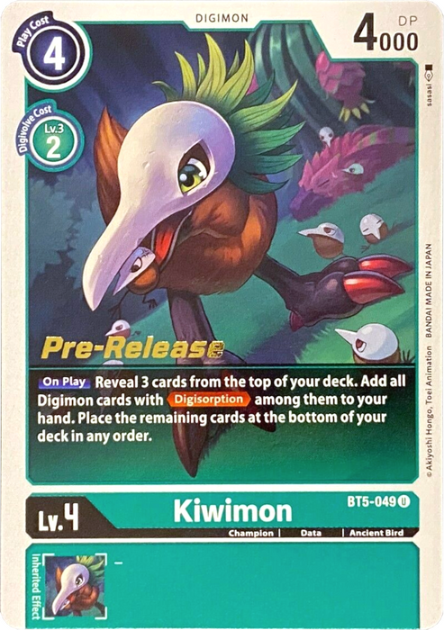 Kiwimon [BT5-049] [Battle of Omni Pre-Release Promos]