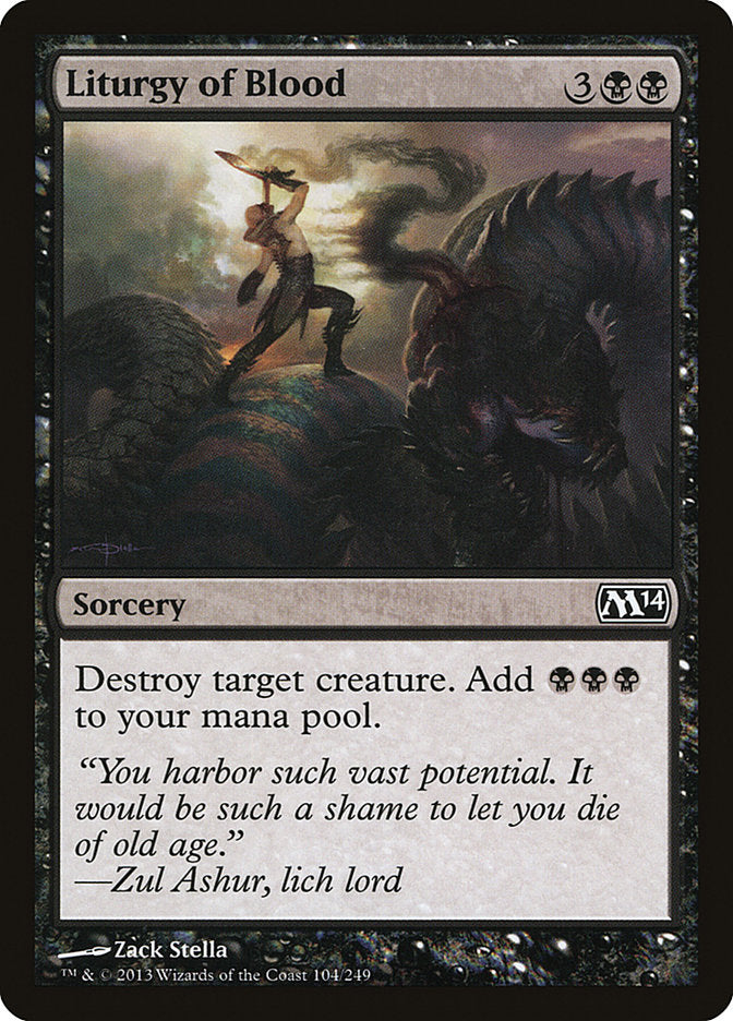 Liturgy of Blood (104) [Magic 2014 (M14)]