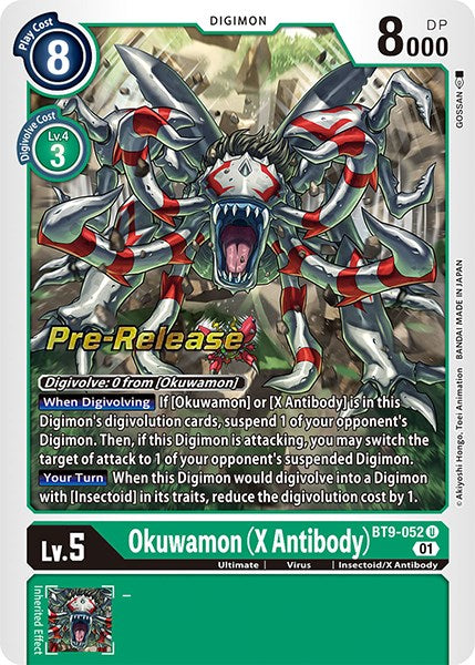 Okuwamon (X Antibody) (BT9-052 U) [X Record Pre-Release Cards]