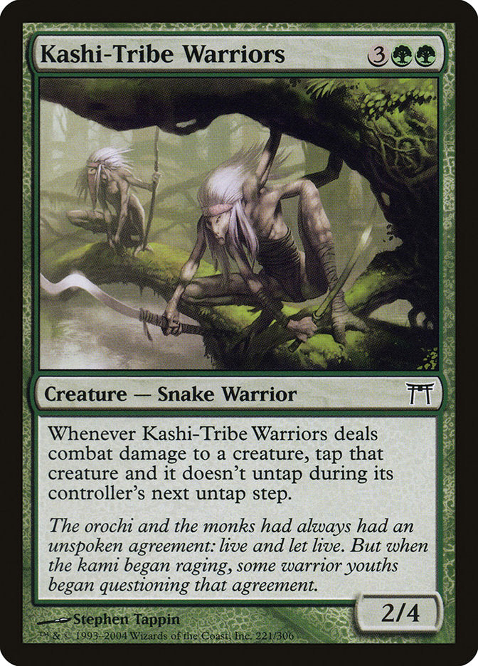 Kashi-Tribe Warriors (221) [Champions of Kamigawa]