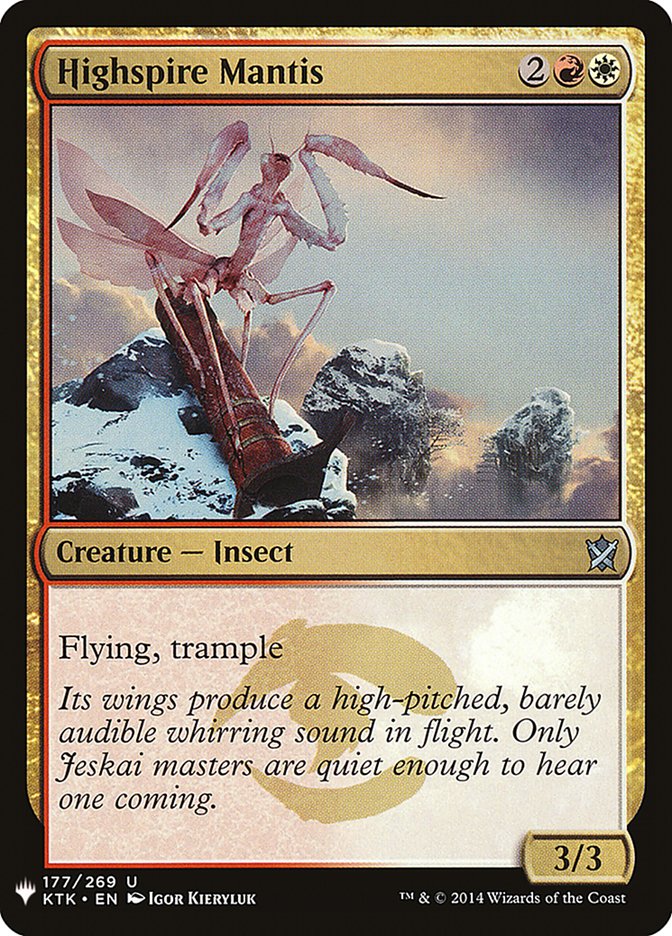 Highspire Mantis (177) [The List Reprints]