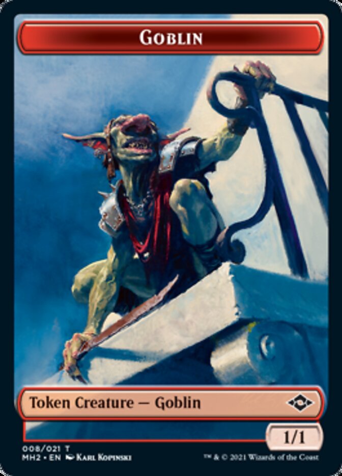 Food (018) // Goblin Double-Sided Token (18 // 8) [Modern Horizons 2]