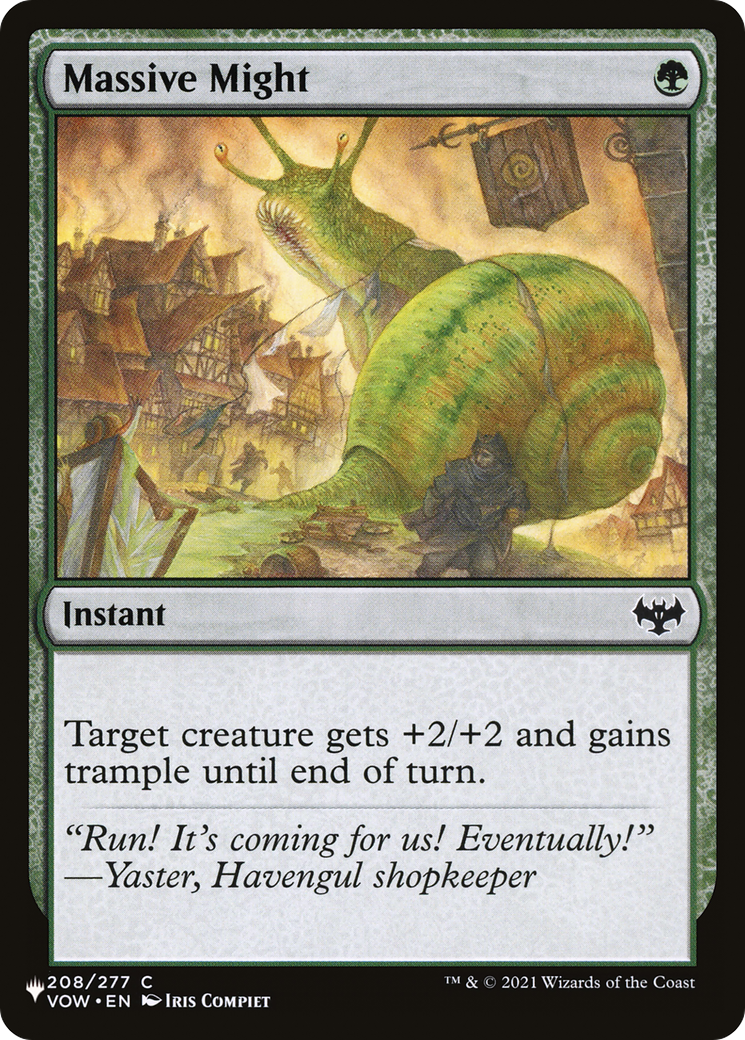 Massive Might (208/277) [The List Reprints]