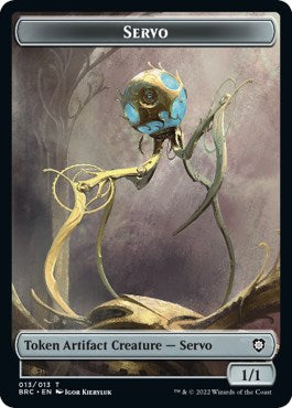 Myr // Servo Double-Sided Token (10 // 13) [Commander: The Brothers' War]