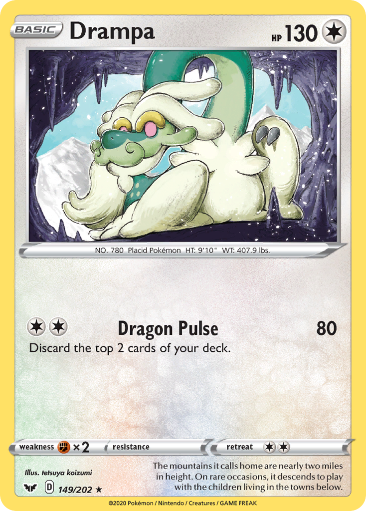 Drampa (149/202) [SWSH01: Sword & Shield Base Set]