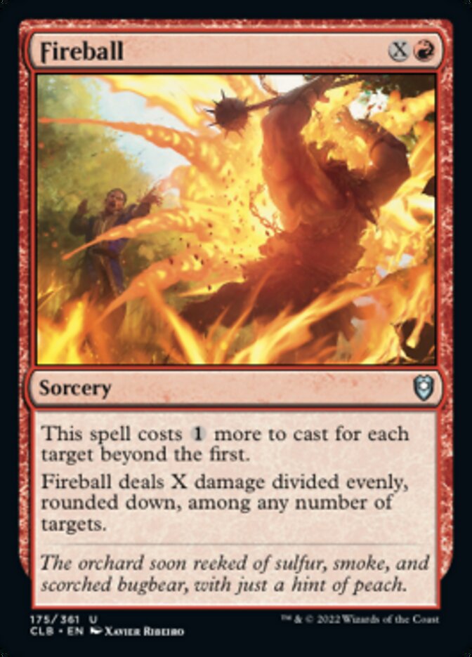 Fireball (175) [Commander Legends: Battle for Baldur's Gate]