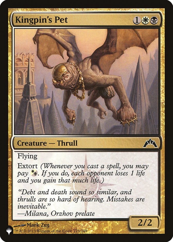 Kingpin's Pet (173/249) [The List Reprints]