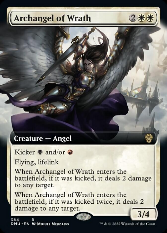 Archangel of Wrath (Extended Art) (384) [Dominaria United]