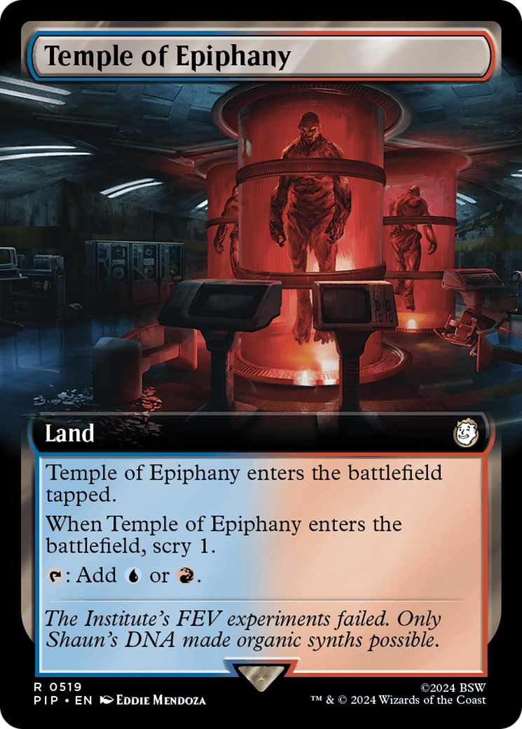Temple of Epiphany (Extended Art) (519) [Universes Beyond: Fallout]