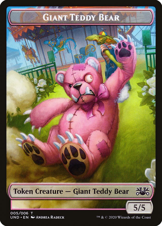 Goblin // Giant Teddy Bear Double-sided Token [Unsanctioned]