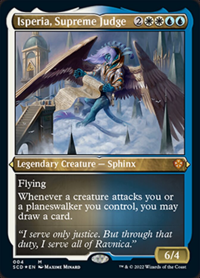Isperia, Supreme Judge (Foil Etched) (4) [Starter Commander Decks]