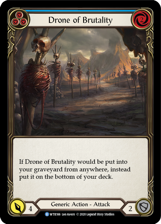 Drone of Brutality (Blue) (WTR166) [Welcome to Rathe]