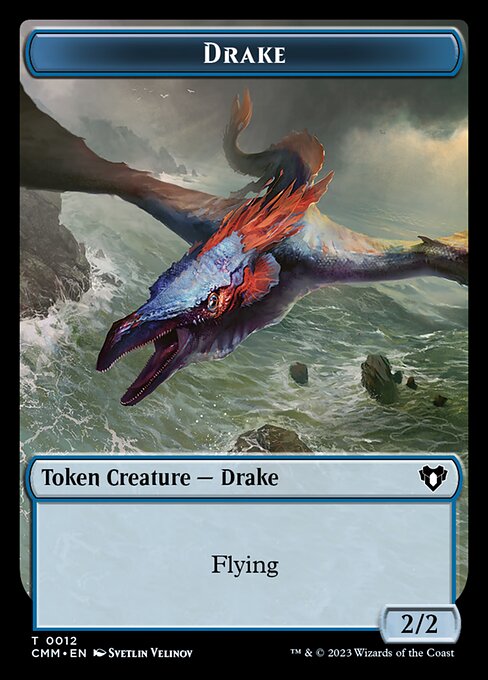 Eldrazi // Drake Double-Sided Token (1 // 12) [Commander Masters]