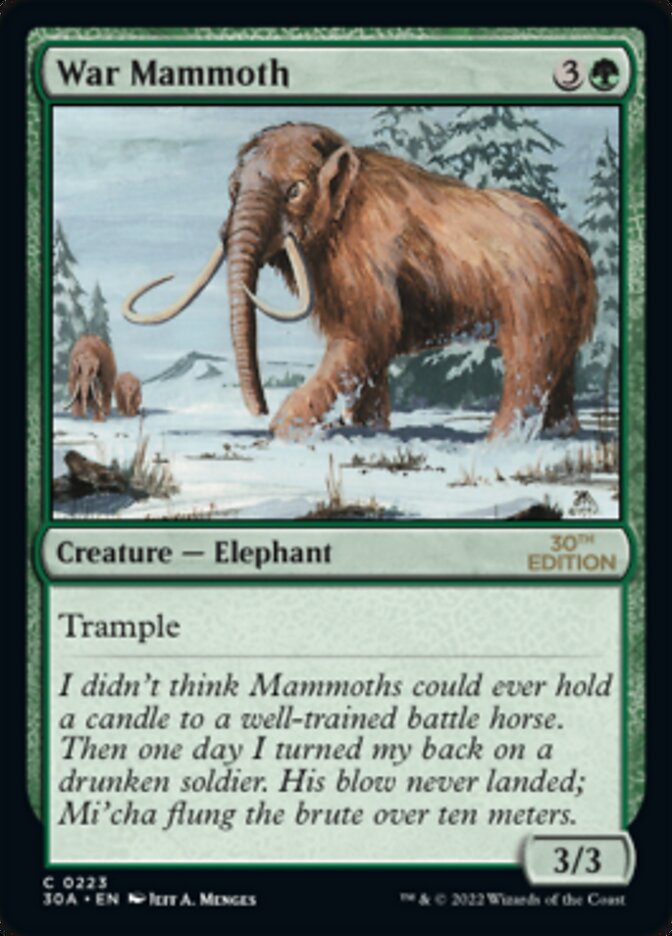 War Mammoth (223) [30th Anniversary Edition]