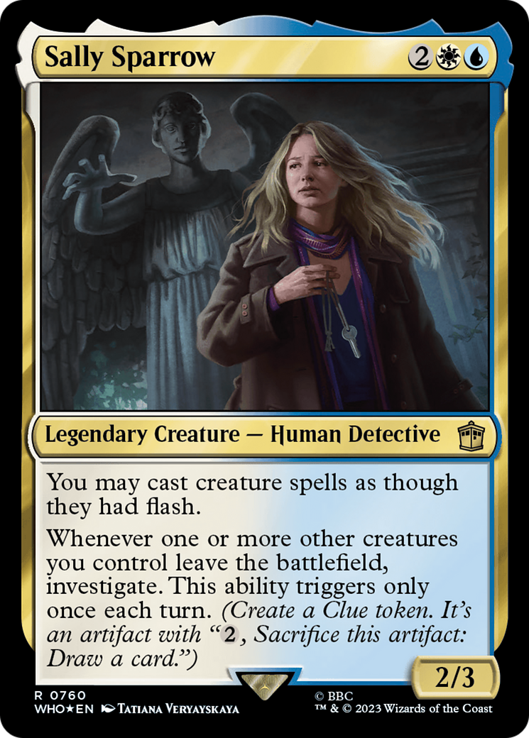 Sally Sparrow (Surge Foil) (760) [Universes Beyond: Doctor Who]