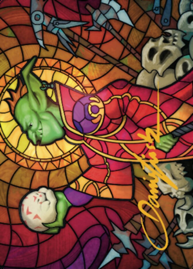 Squee, Dubious Monarch Art Card (Gold-Stamped Signature) (67) [Art Series: Dominaria United]