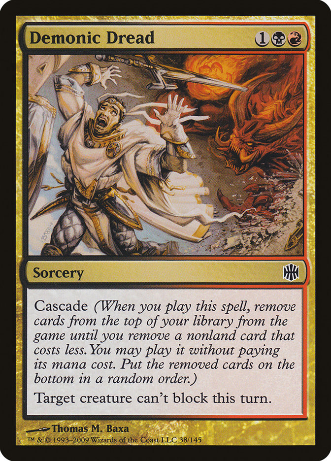 Demonic Dread (38) [Alara Reborn]