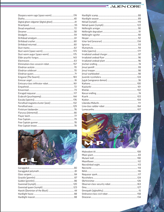 Starfinder RPG 2E: Alien Core (Retailer Cover)
