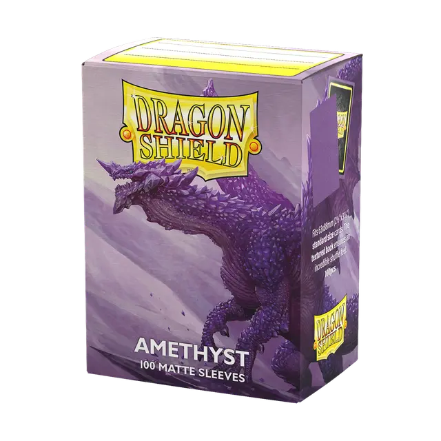 Dragon Shield: Standard 100ct Sleeves - Amethyst (Matte)