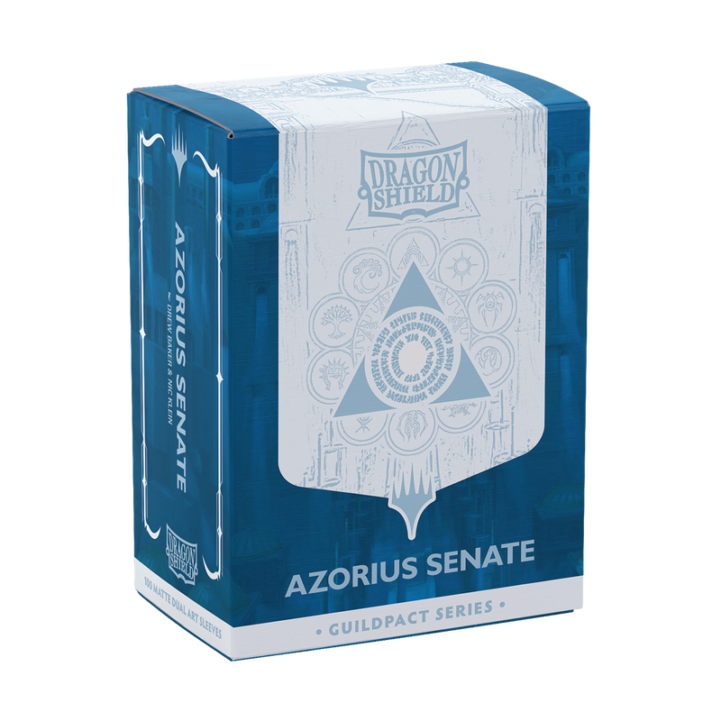 Dragon Shield: Magic The Gathering: Guildpact Series: Matte Dual Art: Aaorius Senate (100CT)