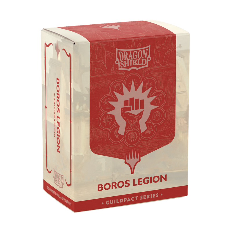 Dragon Shield: Magic The Gathering: Guildpact Series: Matte Dual Art: Boros Legion (100CT)