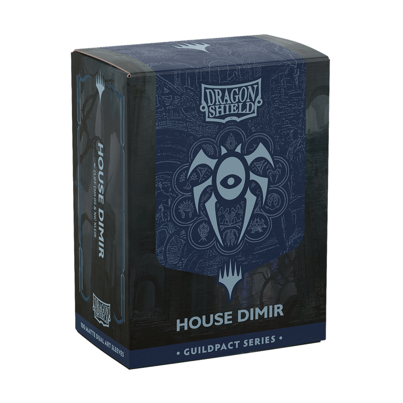 Dragon Shield: Magic The Gathering: Guildpact Series: Matte Dual Art: House Dimir (100CT)