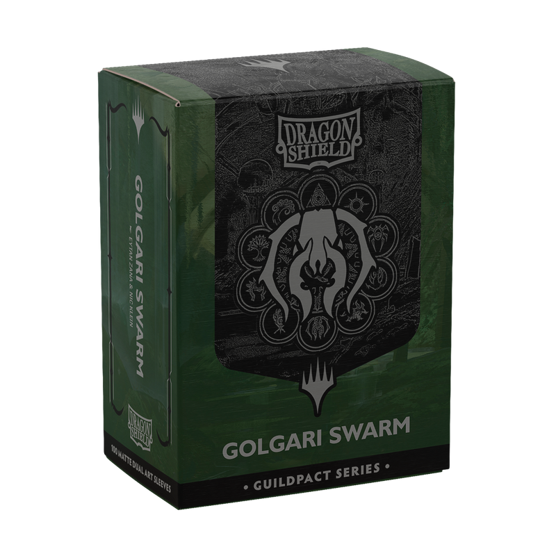 Dragon Shield: Magic The Gathering: Guildpact Series: Matte Dual Art: Golgari Swarm (100CT)