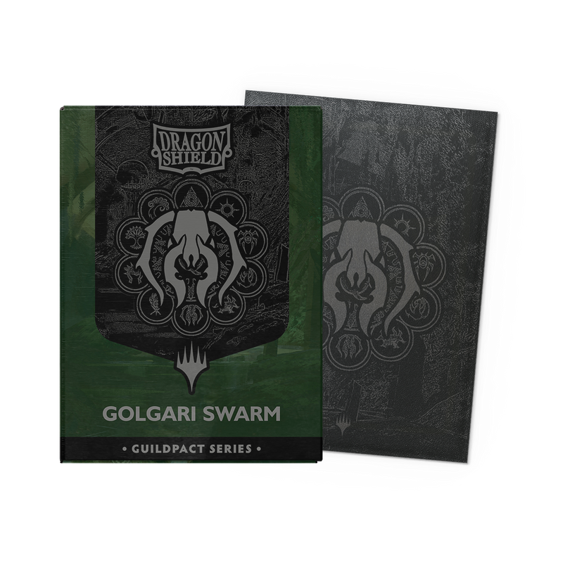Dragon Shield: Magic The Gathering: Guildpact Series: Matte Dual Art: Golgari Swarm (100CT)