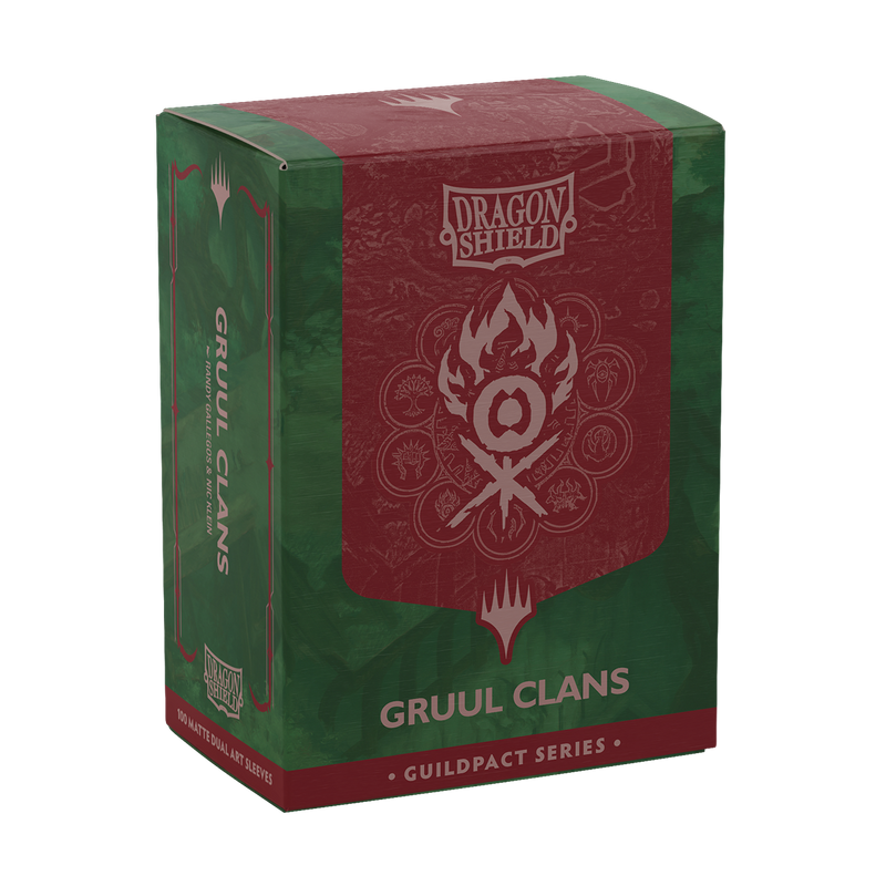 Dragon Shield: Magic The Gathering: Guildpact Series: Matte Dual Art: Gruul Clans (100CT)
