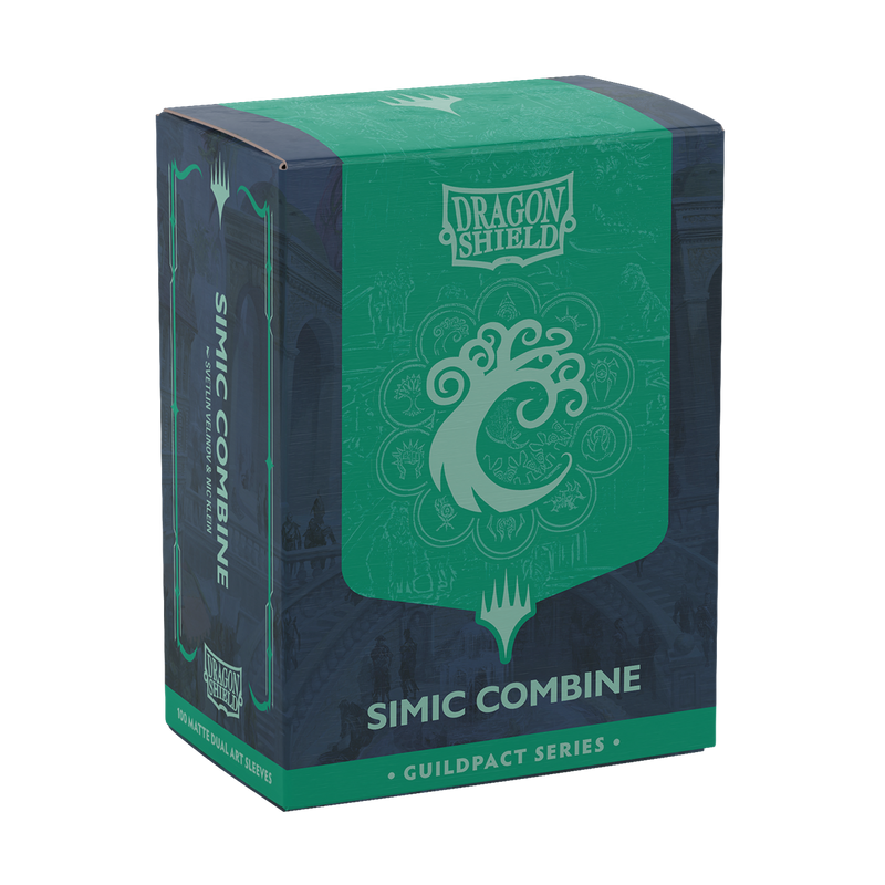 Dragon Shield: Magic The Gathering: Guildpact Series: Matte Dual Art: Simic Combine (100CT)