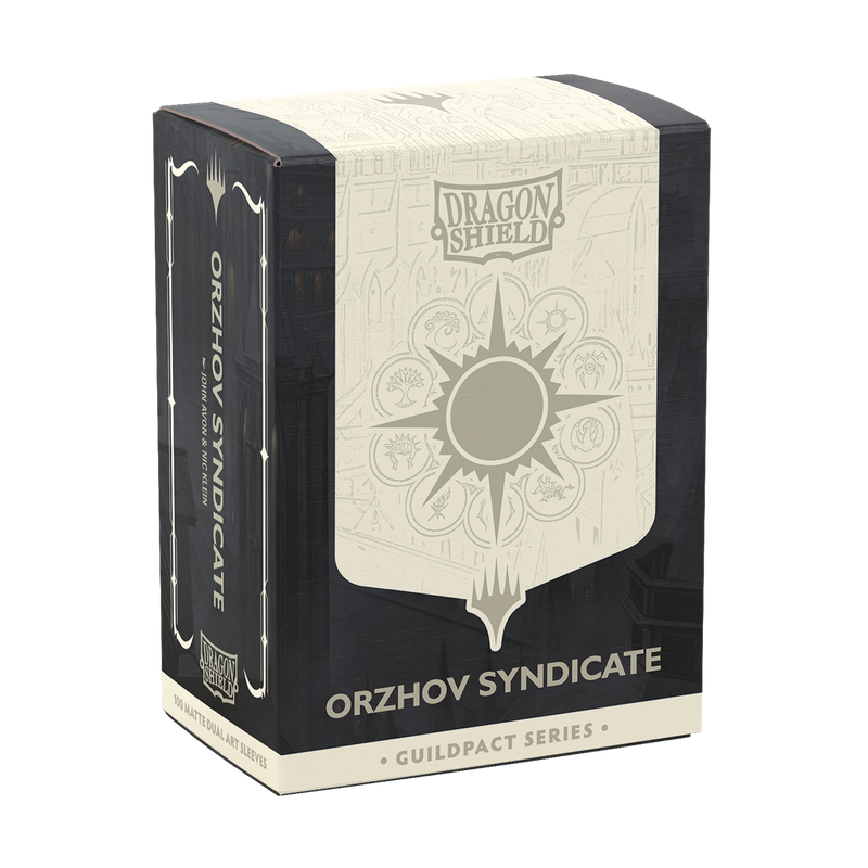 Dragon Shield: Magic The Gathering: Guildpact Series: Matte Dual Art: Orzhov Syndicate (100CT)