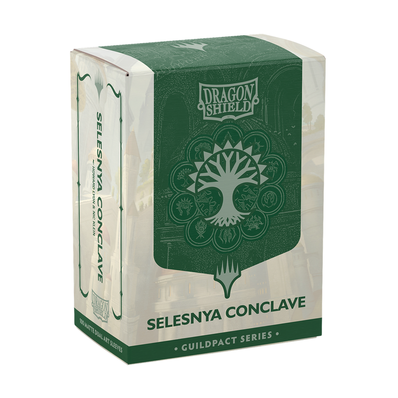 Dragon Shield: Magic The Gathering: Guildpact Series: Matte Dual Art: Selesnya Conclave (100CT)